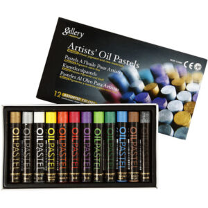 Gallery Oliepastel, L: 7 cm, tykkelse 11 mm, metallicfarver, 12 stk./ 1 pk.