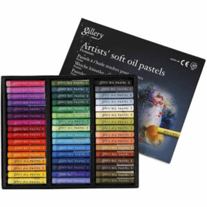 Gallery Oliepastel Premium, L: 7 cm, tykkelse 10 mm, ass. farver, 48 stk./ 1 pk.