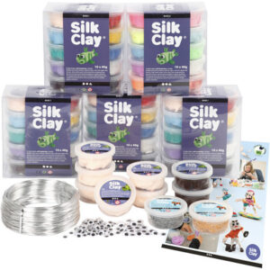 Klassesæt til figurer med Silk ClayÂ®, 1 sæt