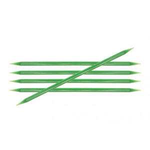 KnitPro Trendz Strømpepinde Akryl 15cm 4,50mm / 5.9in US7 Green