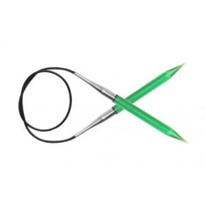 KnitPro Trendz Rundpinde Akryl 80cm 9,00mm / 31.5in US13 Green