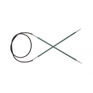 KnitPro Zing Rundpinde Aluminium 100cm 3,00mm / 39.4in US2Â½ Jade