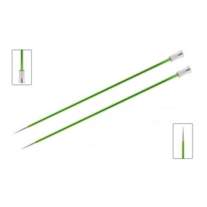KnitPro Zing Strikkepinde / Jumperpinde Aluminium 30cm 3,50mm / 11.8in US4 Chrysolite