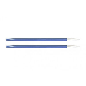 KnitPro Zing Udskiftelige Rundpinde Aluminium 10cm 4,50mm / US7 Iolite