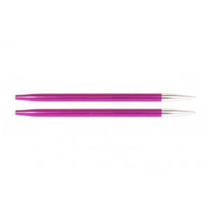 KnitPro Zing Udskiftelige Rundpinde Aluminium 10cm 5,00mm / US8 Ruby