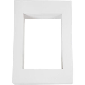 Passepartoutrammer , str. 19,8x28 cm, 500 g, hvid, 100stk./ 1 pk.