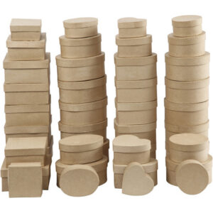 Æsker, H: 5-7,5 cm, diam. 10-18 cm, 72 stk./ 1 pk.