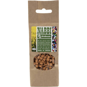 NABBI BioBeads Rørperler, str. 5x5 mm, hulstr. 2,5 mm, medium, mørk grøn, 1000stk./ 1 pk.