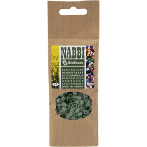 NABBI BioBeads Rørperler, str. 5x5 mm, hulstr. 2.5 mm, medium, creme, 1000stk./ 1 pk.