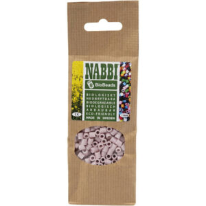 NABBI BioBeads Rørperler, str. 5x5 mm, hulstr. 2,5 mm, medium, lys rød, 1000stk./ 1 pk.