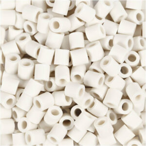 NABBI BioBeads Rørperler, str. 5x5 mm, hulstr. 2.5 mm, medium, gul, 1000stk./ 1 pk.