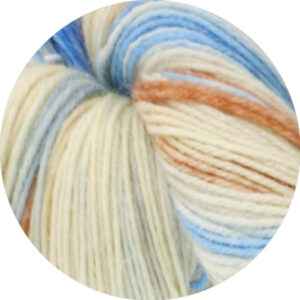 Lana Grossa Meilenweit 100 Merino Håndfarvet Rainbow Garn 7010