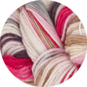 Lana Grossa Meilenweit 100 Merino Håndfarvet Rainbow Garn 7014