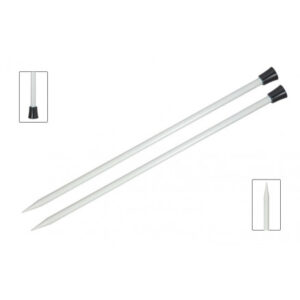 KnitPro Basix Aluminium Strikkepinde / Jumperpinde Aluminium 40cm 4,50mm / 15.7in US7