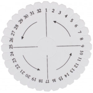 Kumihimo Skive Rund 10cm