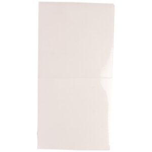 Passepartoutkort Hvid 12,5x12,5cm u/hul - 25 stk