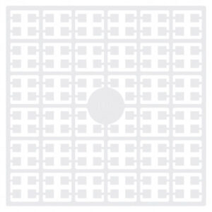 Pixelhobby Midi Perler 100 Hvid 2x2mm - 140 pixels