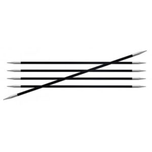 KnitPro Karbonz Strømpepinde Kulfiber 20cm 2,00mm / US0