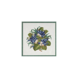 Permin Broderikit Buket m/Violer 37x37cm