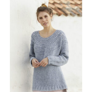 April Showers by DROPS Design - Bluse Strikkeopskrift str. S - XXXL