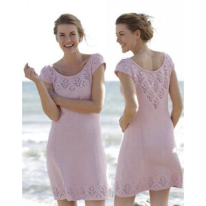 Beach Date by DROPS Design - Kjole Strikkeopskrift str. S - XXXL