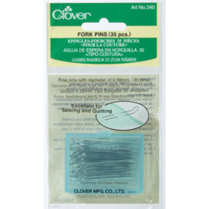 Clover Fork Pins Tvillingenål 0,56mm - 35 stk
