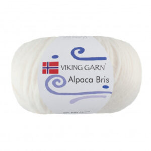 Viking Garn Alpaca Bris 300 Hvid