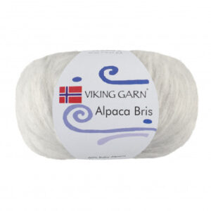 Viking Garn Alpaca Bris 312 Perlegrå