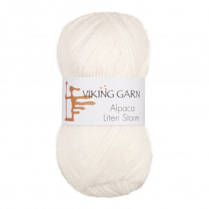 Viking Garn Alpaca Liten Storm 700 Hvid
