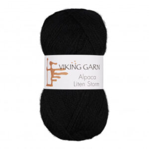 Viking Garn Alpaca Liten Storm 703 Sort