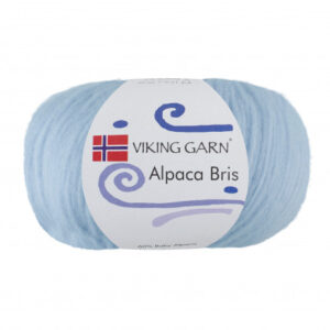 Viking Garn Alpaca Bris 320 Lys Blå