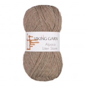 Viking Garn Alpaca Liten Storm 707 Lys Brun