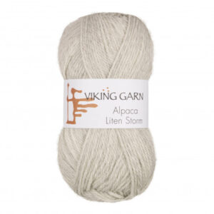 Viking Garn Alpaca Liten Storm 712 Perlegrå