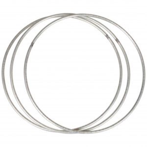 Infinity Hearts Metalring Sølv Ø15cm - 3 stk