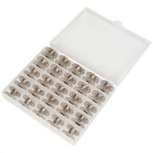 Infinity Hearts Trådboks/Trådopbevaring til Sytråd 25 Spoler Metal 12x10x2,5cm