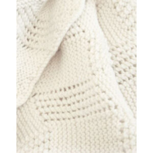 Baby Cloud by DROPS Design - Baby Tæppe Strikkeopskrift 70x94 cm