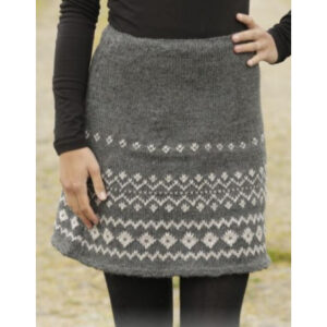 Diamond Twist by DROPS Design - Nederdel Strikkeopskrift str. S - XXXL