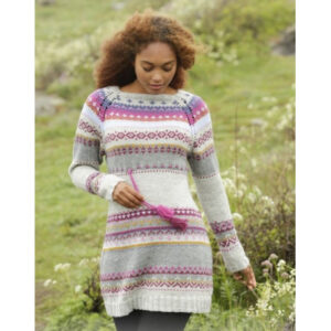 Highland Heather by DROPS Design - Kjole Strikkeopskrift str. S - XXXL