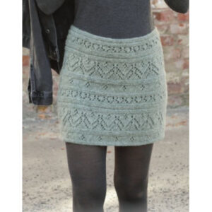 Mint Tulip by DROPS Design - Nederdel Strikkeopskrift str. S - XXXL