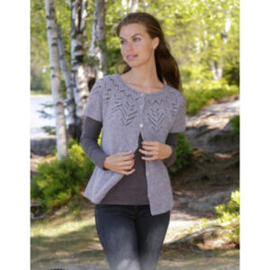 Agnes Cardi by DROPS Design - Vest Strikkeopskrift str. S - XXXL