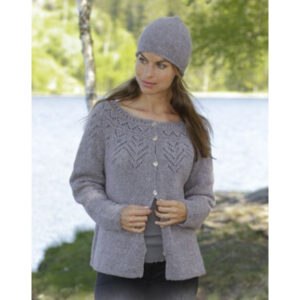 AgnesÂ by DROPS Design - Jakke Strikkeopskrift str. S - XXXL