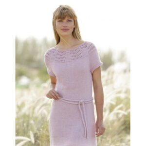 Cornelia by DROPS Design - Kjole Strikkeopskrift str. S - XXXL