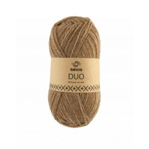 Navia Duo Garn 25 Lys Brun