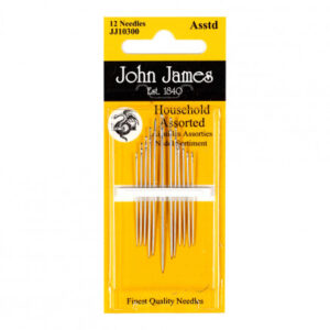 John James Husholdningsnåle Ass. Størrelser - 12 stk