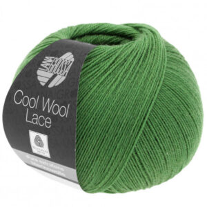 Lana Grossa Cool Wool Lace Garn 35 Grøn