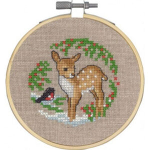 Permin Broderikit Bambi Ø10cm
