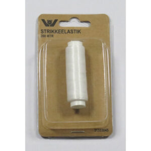 Strikkeelastik Hvid - 200 meter