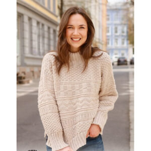 Around Town by DROPS Design - Bluse Strikkeopskrift str. XS - XXL