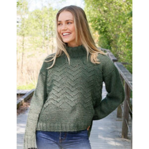 Appalachian Trails by DROPS Design - Bluse Strikkeopskrift str. S - XXXL