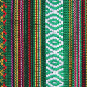 Jacquard m/ mexicanske striber Stof 25 - 50cm
